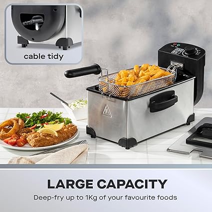 Daewoo Deep Fat Fryer – 3L, 2000W – SDA1550
