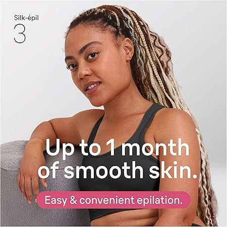 Braun Silk·épil 3, Corded Epilator, Easy  Includes Shaver Head and Trimmer Comb - SE3