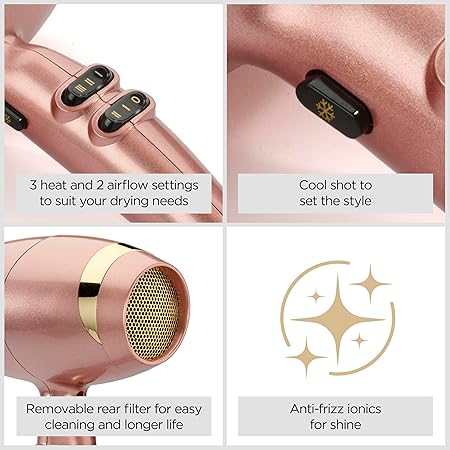 Babyliss Hair Dryer Elegance 2100w Ionic Friz-5336U