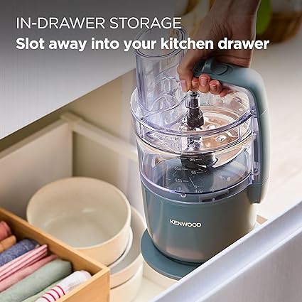 Kenwood, MultiPro Go,  Food Processor, for Chopping, Slicing - FDP22.130GY