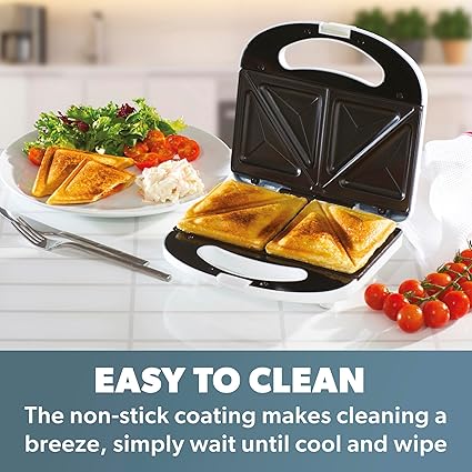 Daewoo Essentials 2 Slice Sandwich Toaster Deep Fill – SDA1037