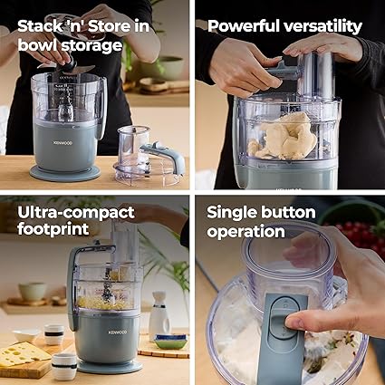 Kenwood, MultiPro Go,  Food Processor, for Chopping, Slicing - FDP22.130GY