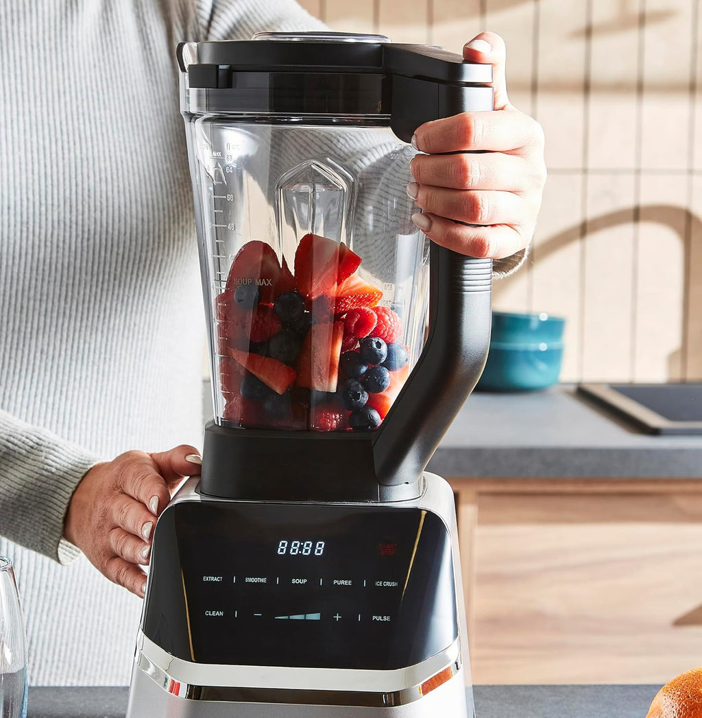 Morphy Richards Jug Blender & Soup Maker, 2L, Low Noise, 45000 rpm, High Speed, Controlled Blend, Multi Functional, Hot Soup, Crushed Ice, Blending, Smoothie, Milkshakes, Dishwasher Safe Parts, 403065