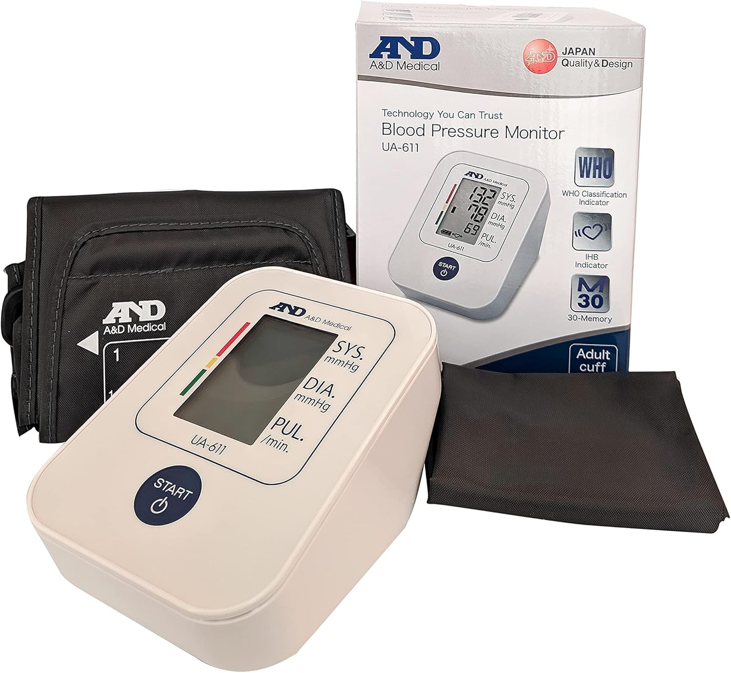 A&D Medical UA-611 Plus Blood Pressure Monitors - UA-611 Plus