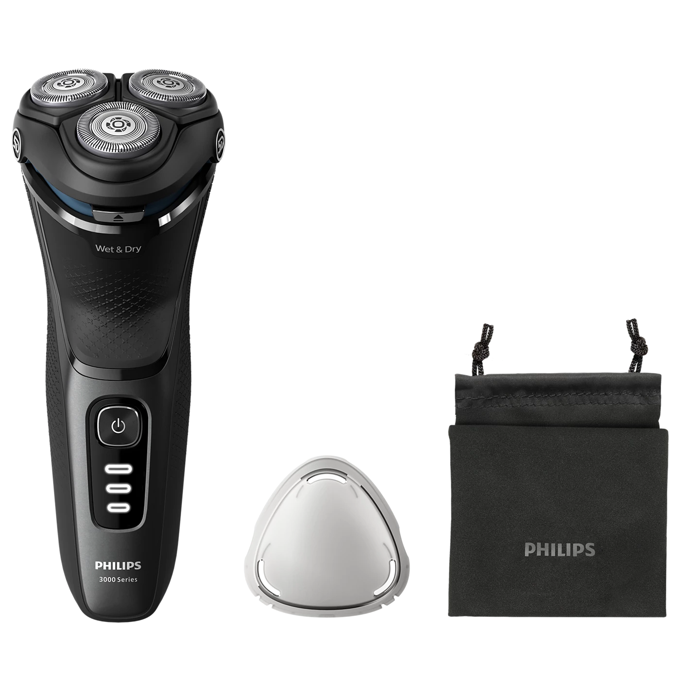 Phillips Series 3000 Wet & Dry Shaver Pivot Head & Pop up Trimmer - S3244/12