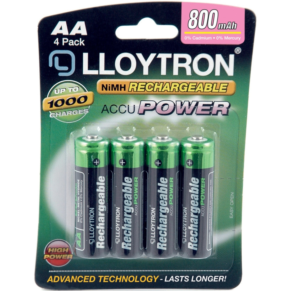 Lloytron AA Rechargeable Battery 800 mAh – HR6
