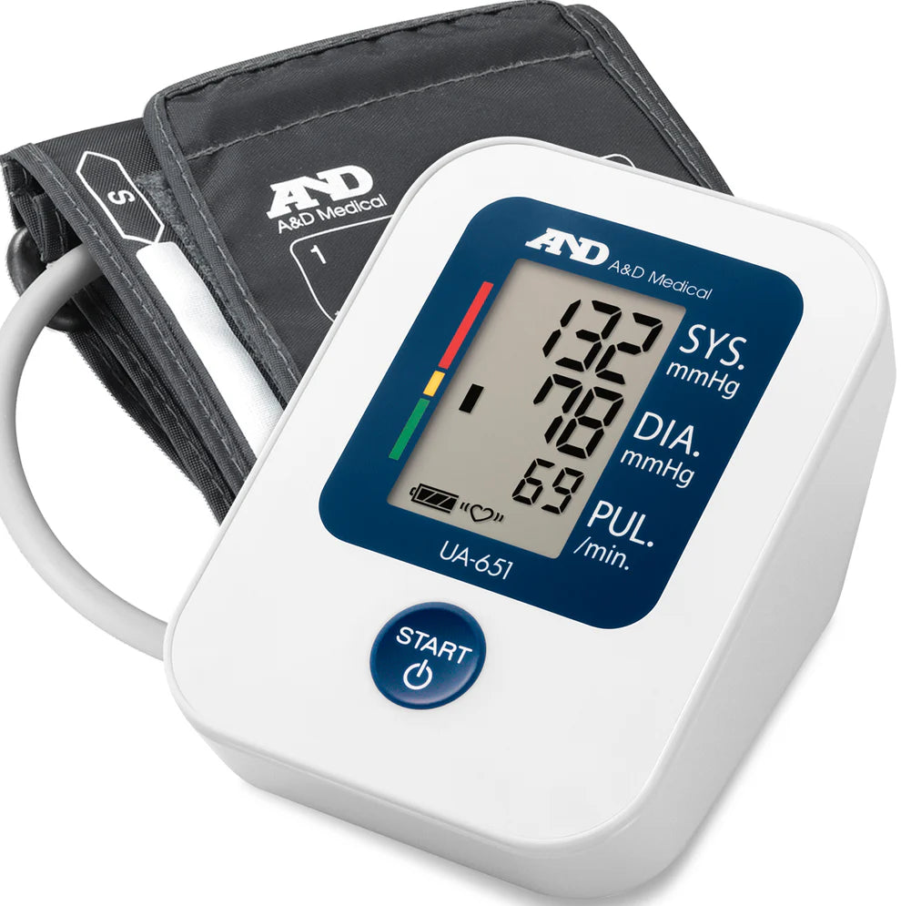 A&D Medical Blood Pressure Monitor Auto 30Mem Pouch - UA-651