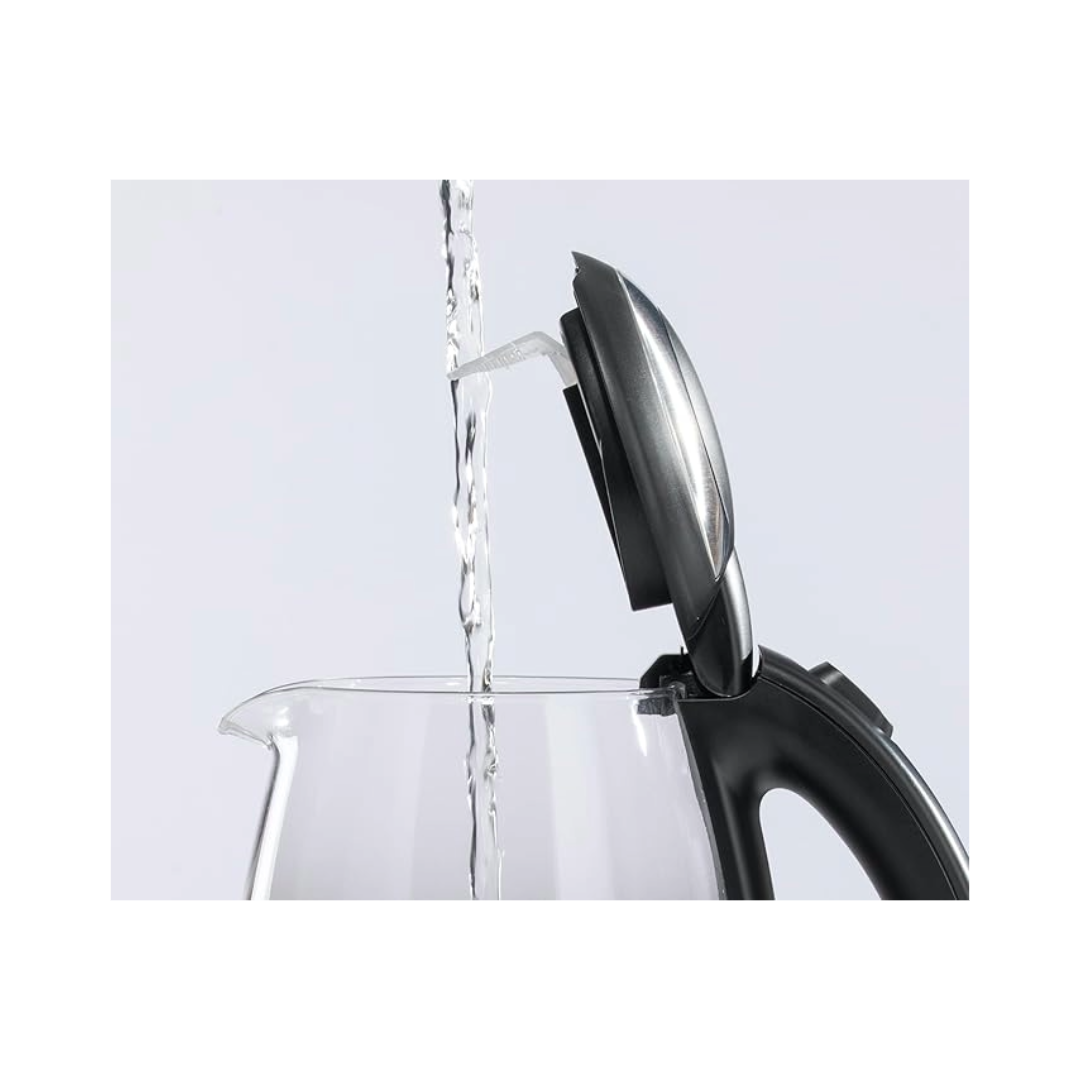 Daewoo 1.7L Glass Kettle, Fast Boil, 2200W Electric Kettle with LED Light - SDA1669