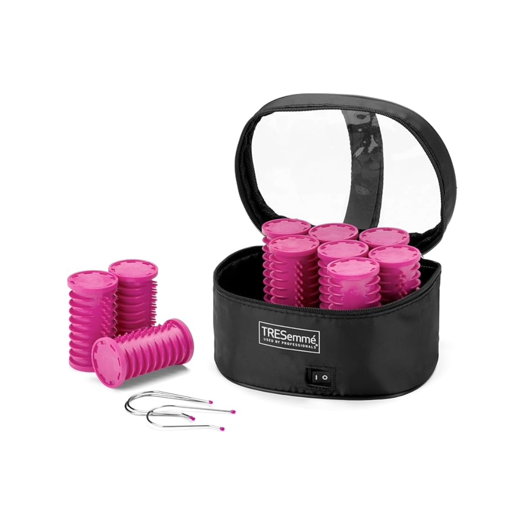 TRESemme Heated Hair Rollers, Travel Set of 10 in Carry Case - 3039U