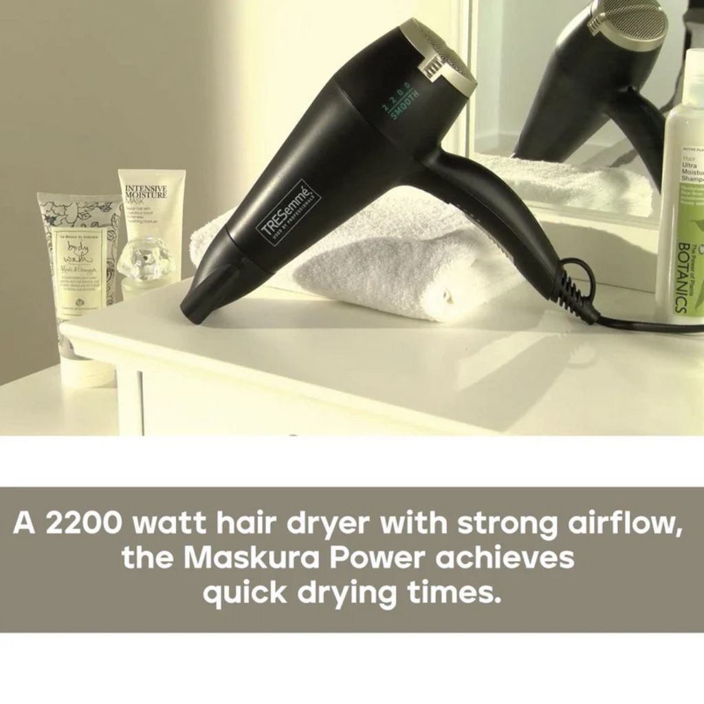 TRESemm Power Hair Dryer 2200, Black - 5542DU