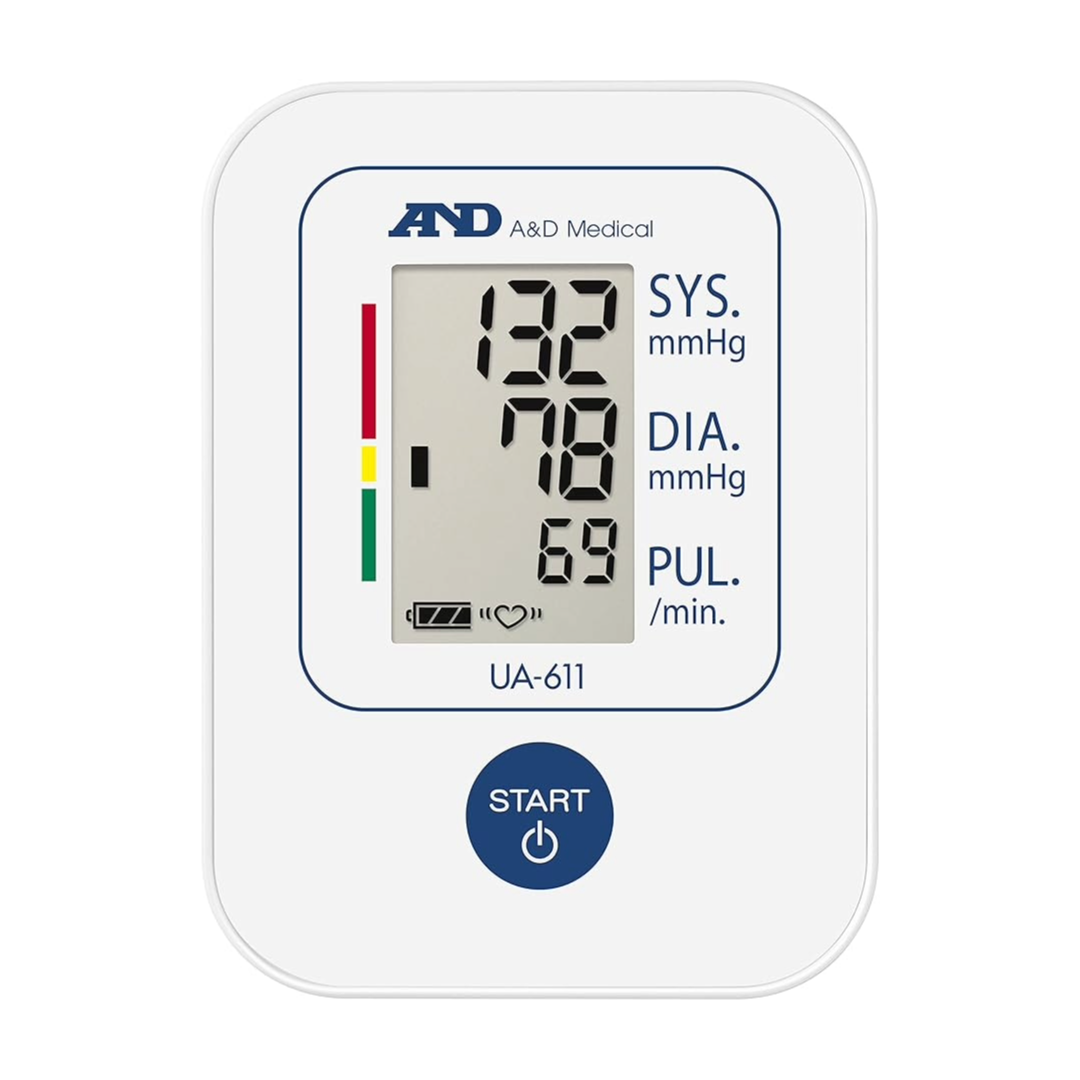 A&D Medical Blood Pressure Monitor, Tested for Accuracy with Clinical Validation - UA-611