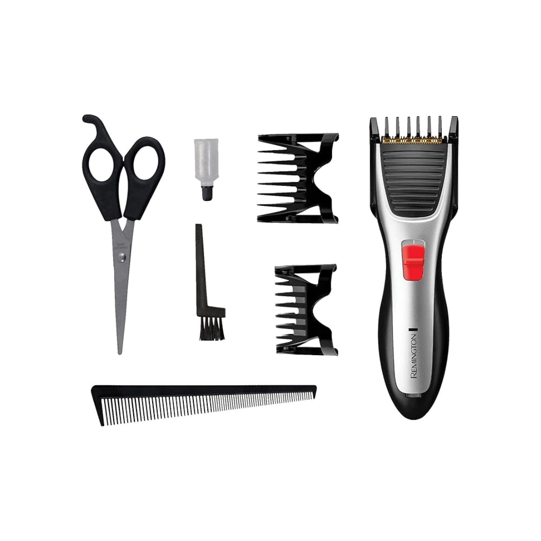 Remington Titanium Hair Clippers, Cordless Clipper for Men - HC340