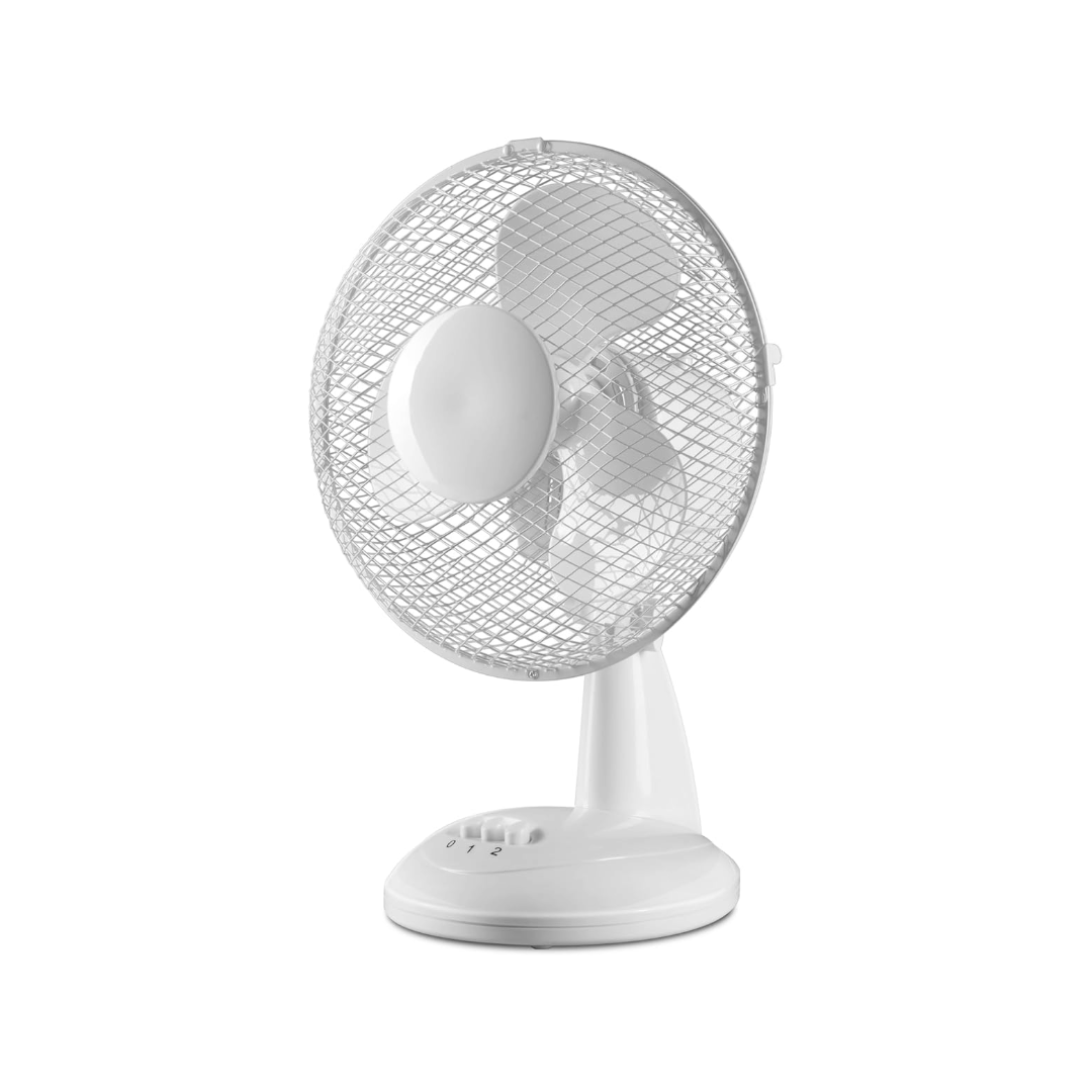 Daewoo 9 Inch Desk Fan, With Oscillation - COL1586