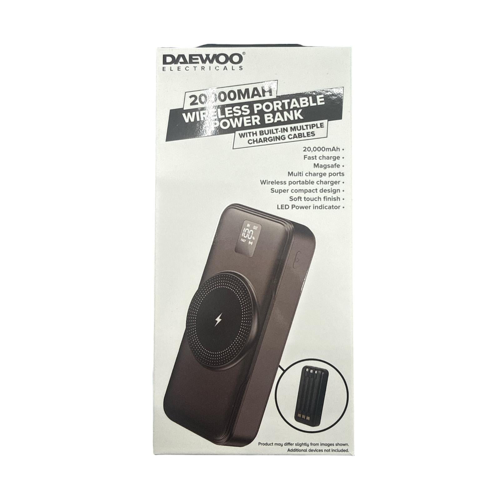 Daewoo Portable Power Bank 20000mAh – ELA1437