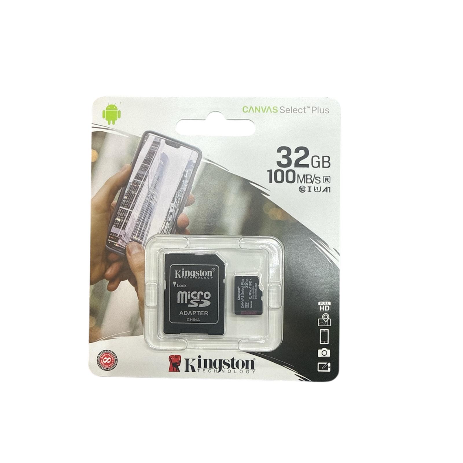 Kingston Canvas Select Plus microSD – SDCS3/64GB/32GB