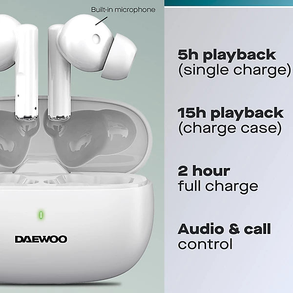 Daewoo Air Buds True Wireless Bluetooth Earbuds – AVS1626