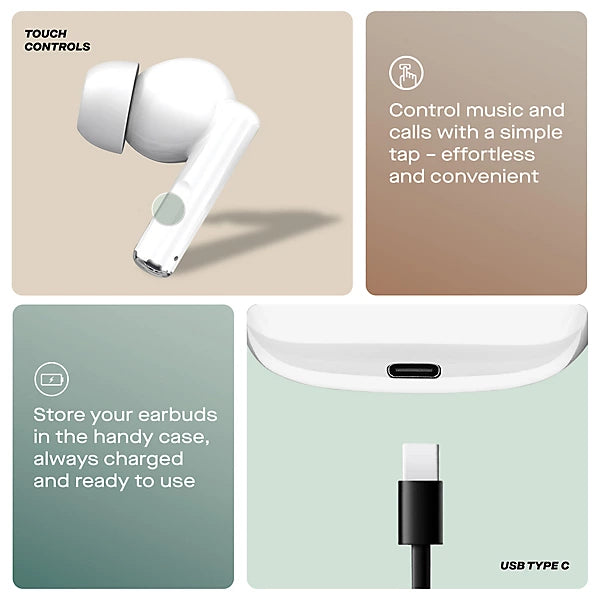 Daewoo Air Buds True Wireless Bluetooth Earbuds – AVS1626