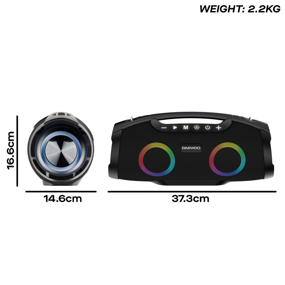 Daewoo Boom Beat Pro Boombox Speaker – AVS1622