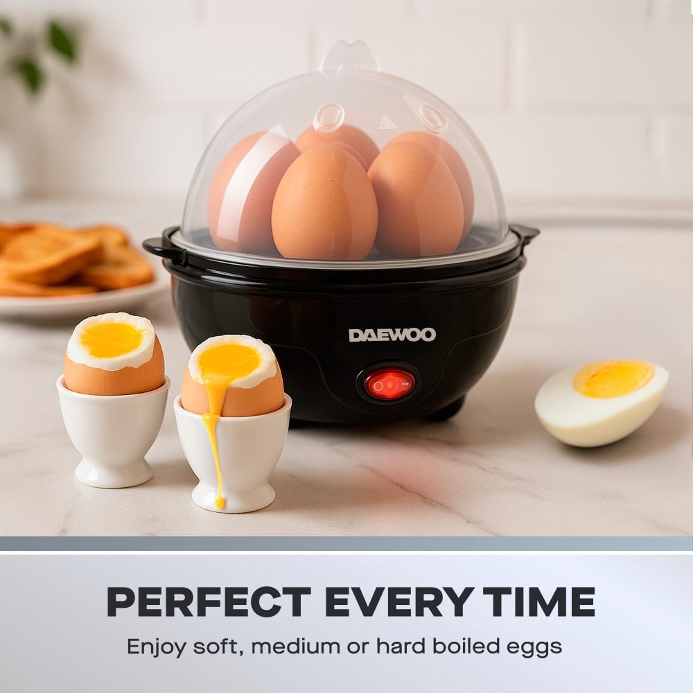 Daewoo Essentials 7 Portion Egg Boiler – SDA2688GE