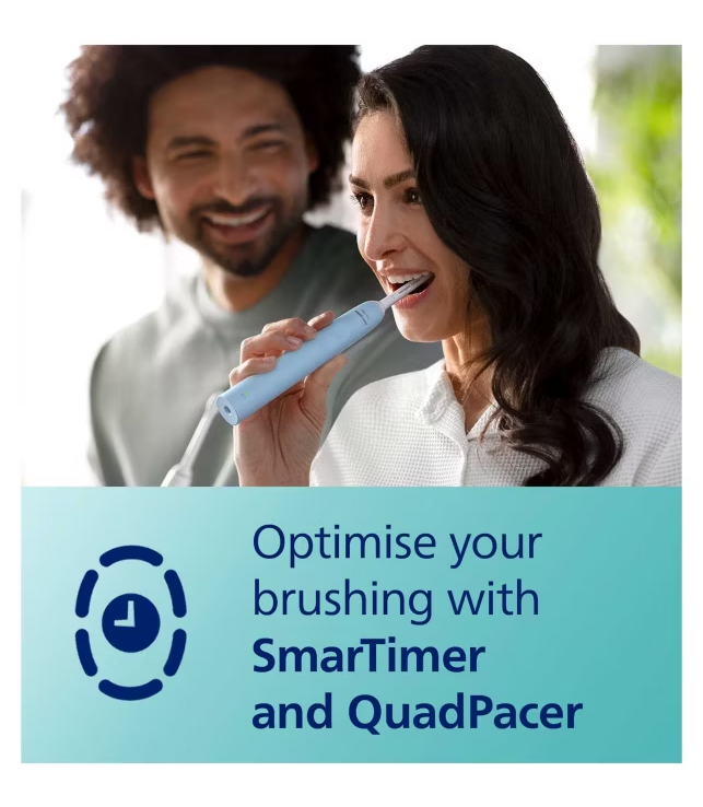 Philips Sonicare Electric Toothbrush 2100 Light Blue - HX3651/12