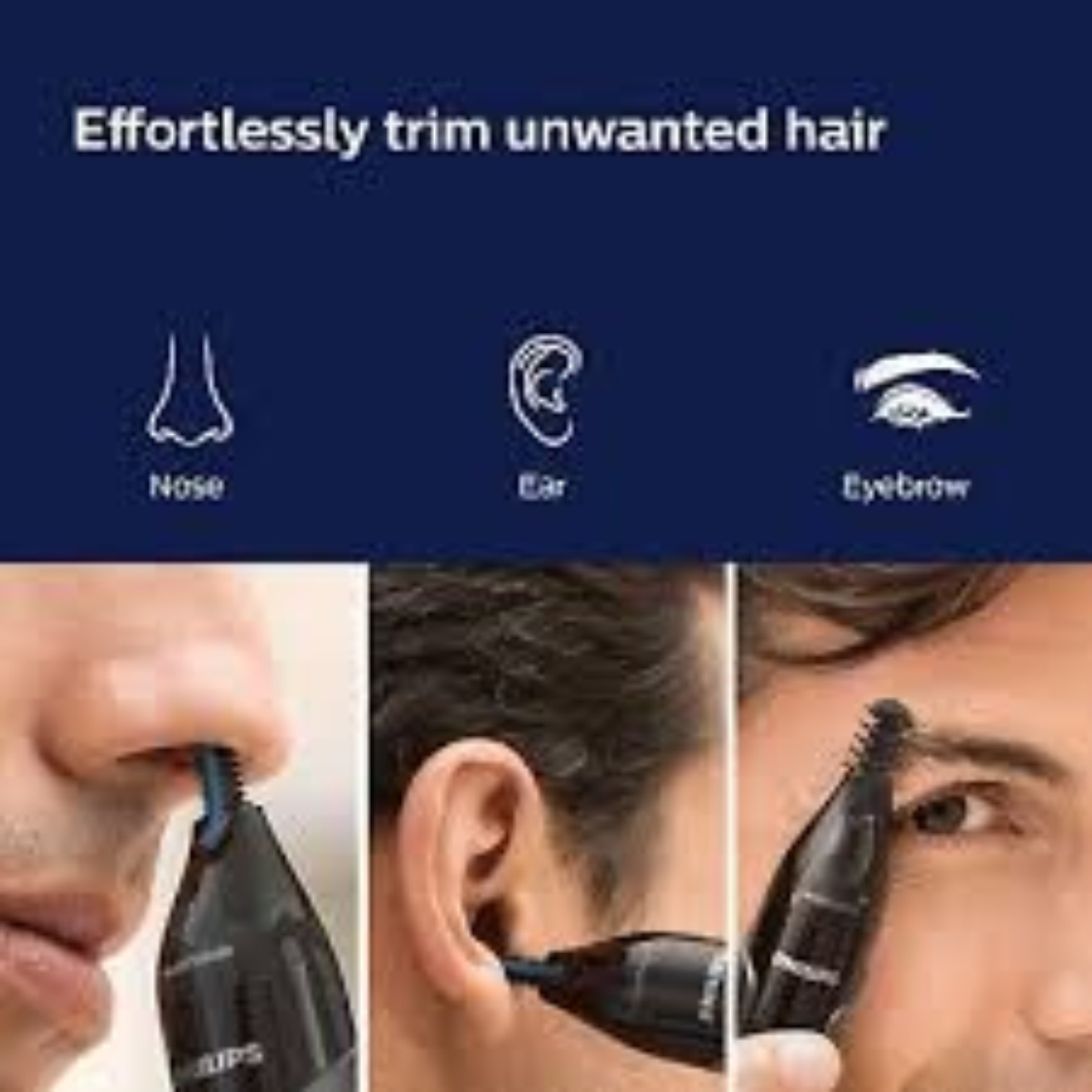 Philips NT3650/16 Series 3000 Waterproof Nose and Ear Trimmer