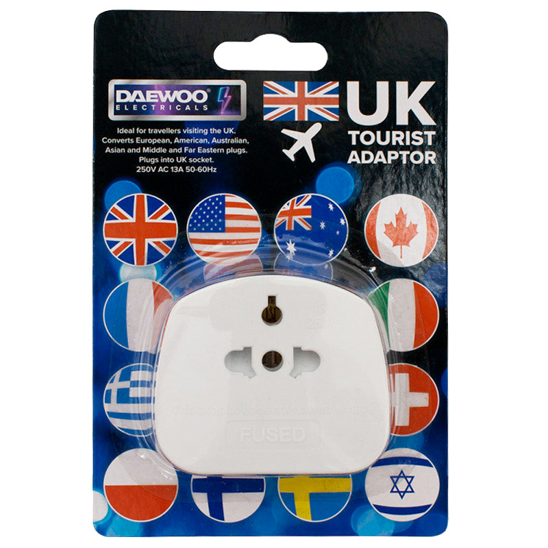 Daewoo UK Tourist Adaptor – TVL1012