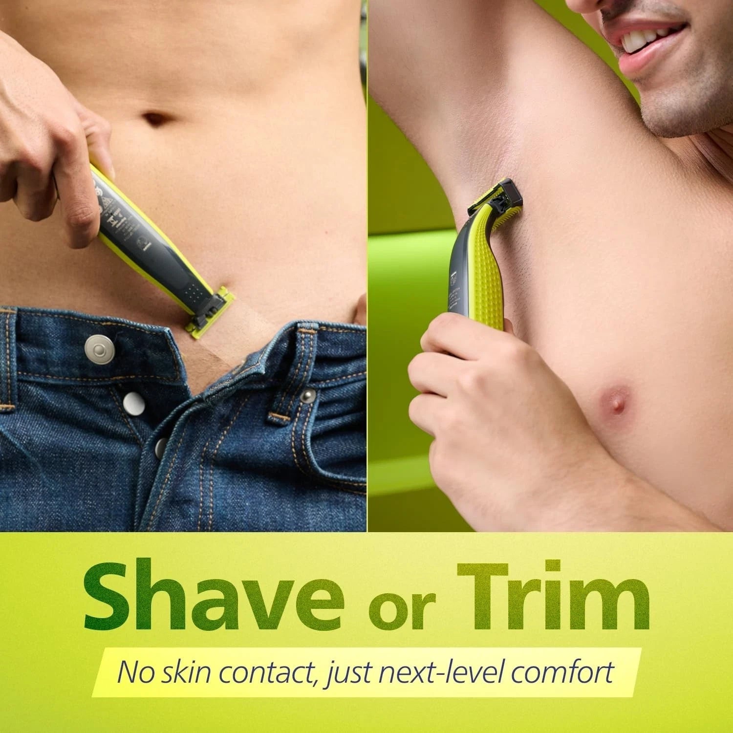 Philips OneBlade, 10 Shaver, Trimmer for Face & Body - QP2824