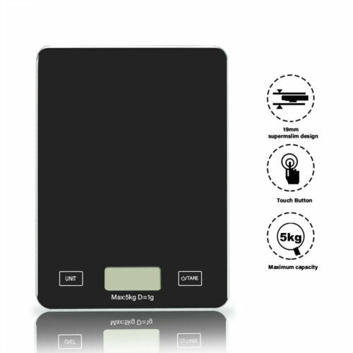 Prima Electronic Glass Kitchen Scale 5kg – 18332C