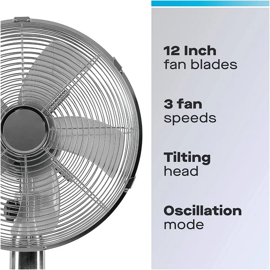 Daewoo 12 inch Matel Fan - COL1607